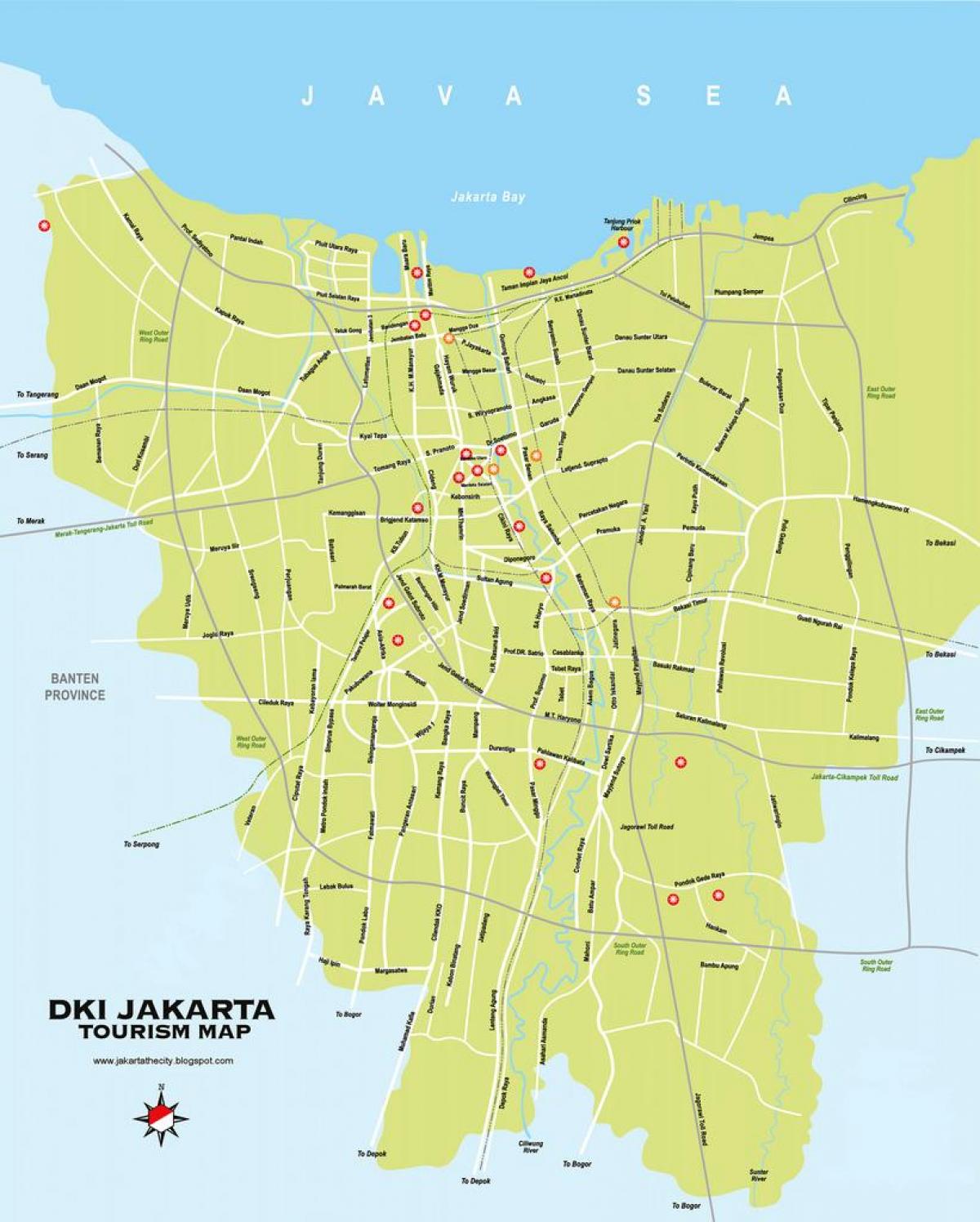 peta dari harmoni Jakarta