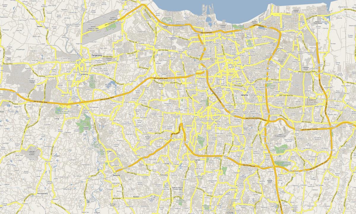 peta Jakarta jalan