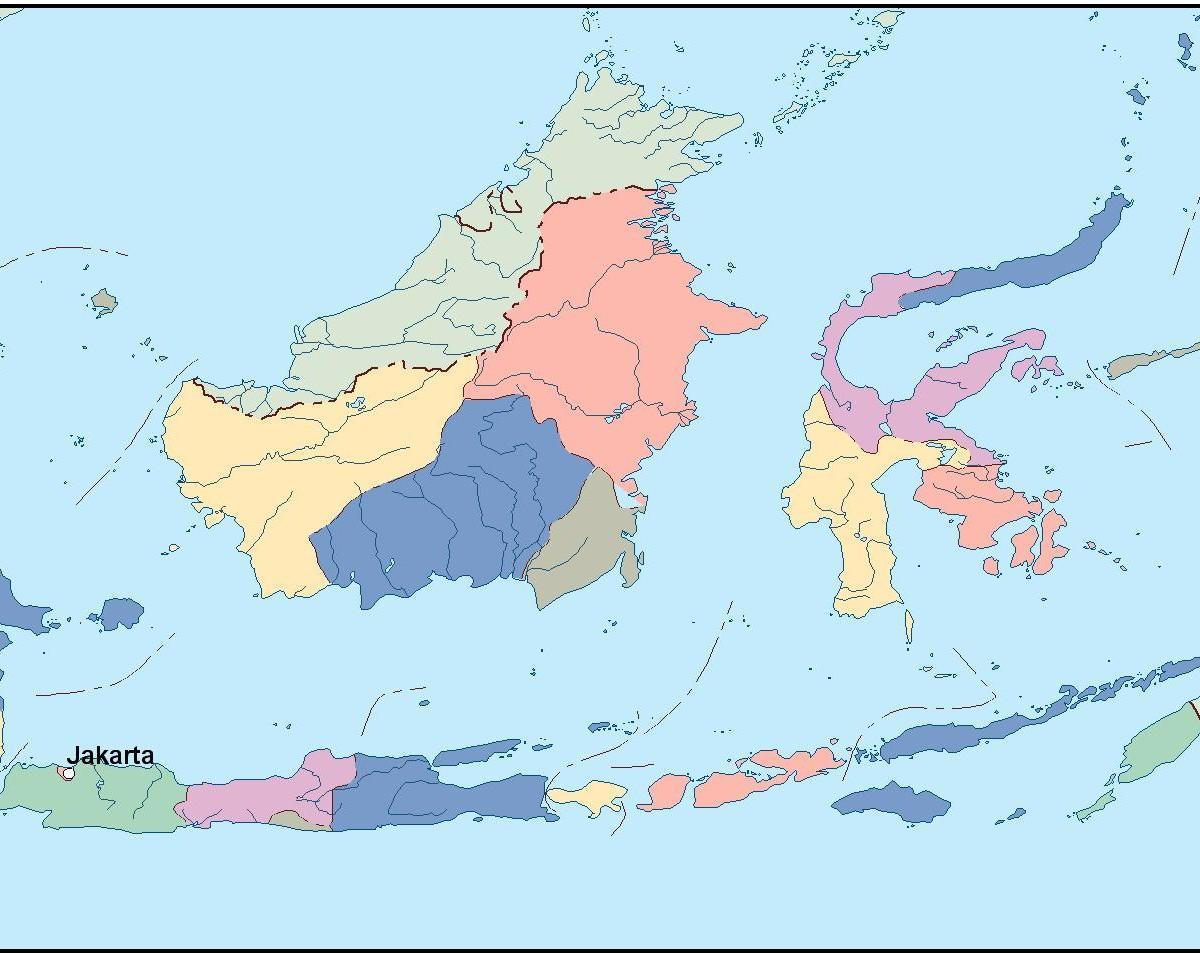 peta Jakarta peta vektor