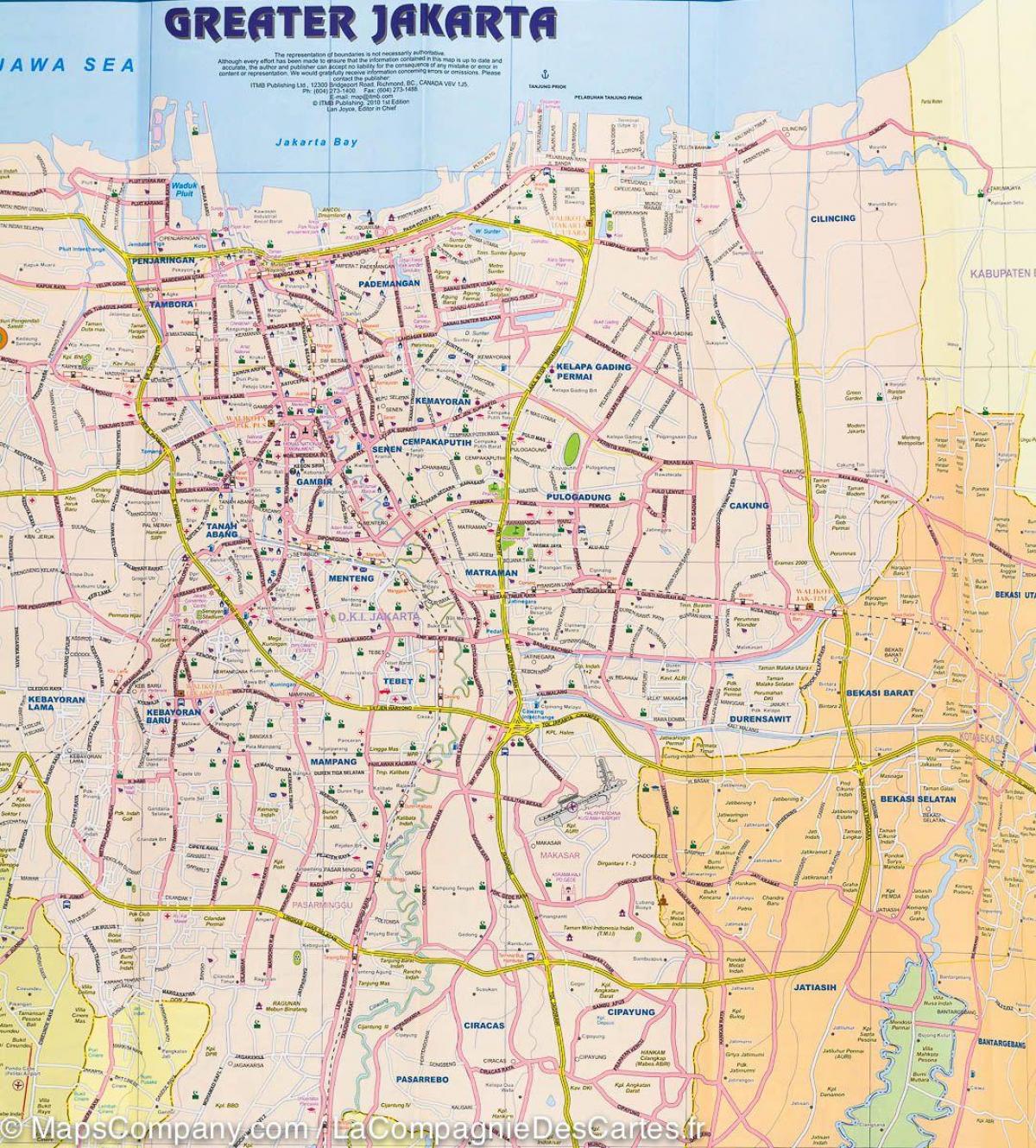 peta jalan Jakarta