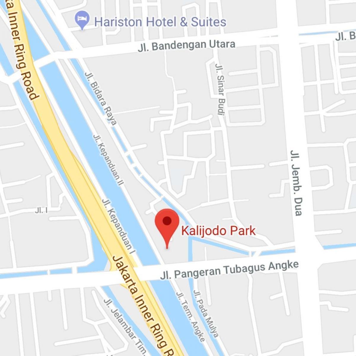 peta dari kalijodo Jakarta