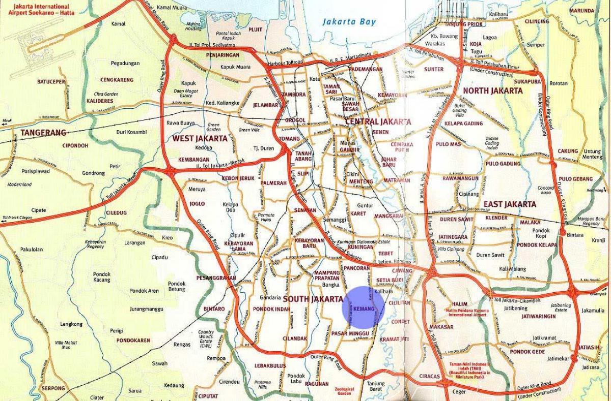 peta dari kemang Jakarta