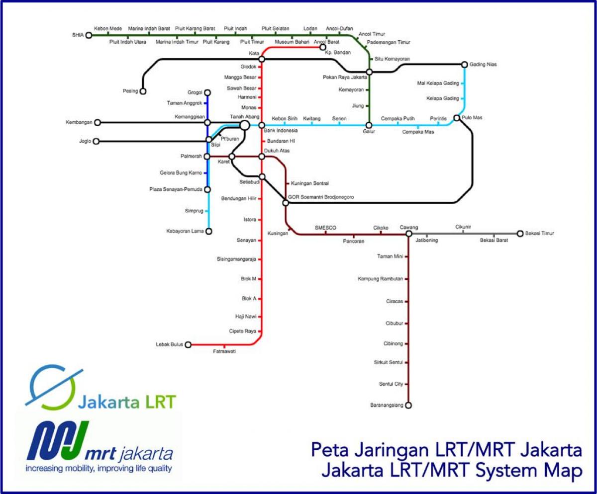 Jakarta lrt peta