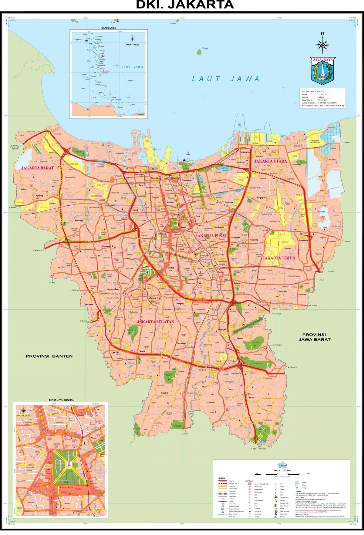 Jakarta pusat peta