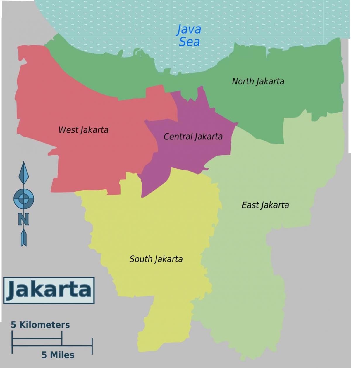 ibukota indonesia peta
