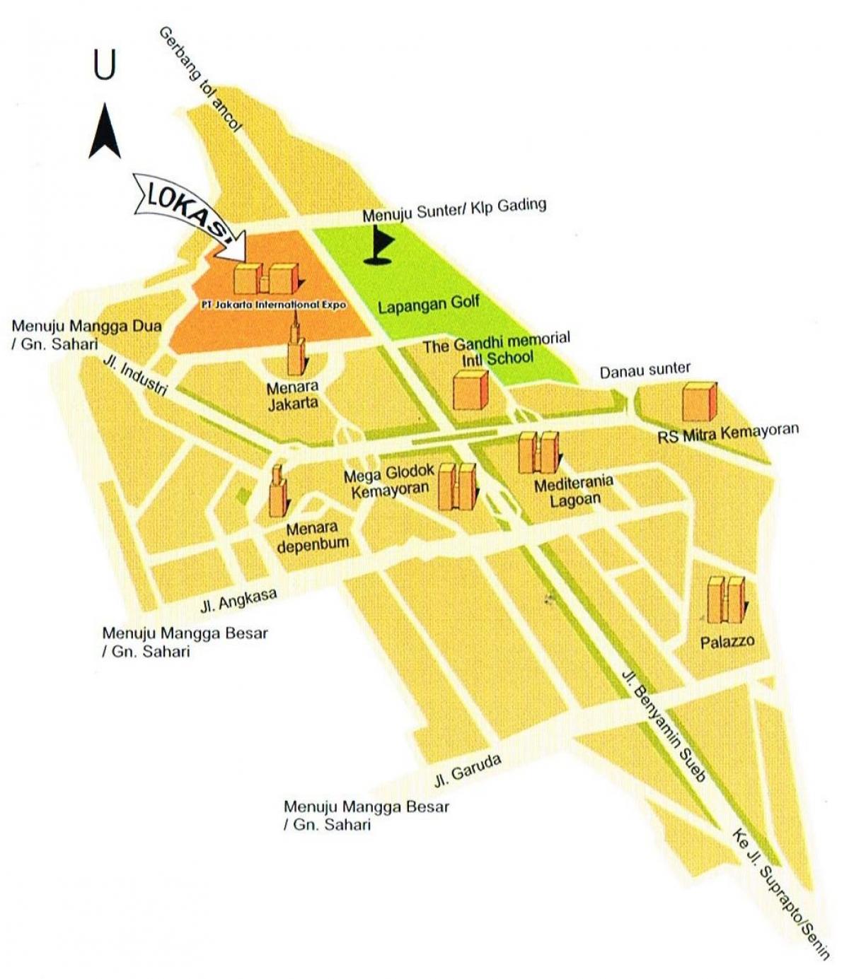 peta dari pt map jakar