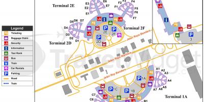 Bandara Soekarno hatta terminal peta