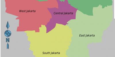 Peta Jakarta daerah