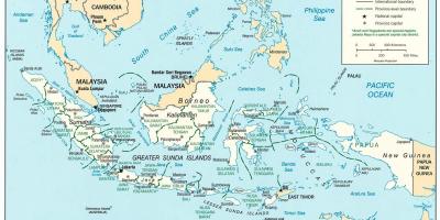 Jakarta indonesia peta dunia