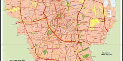 Jakarta pusat peta