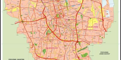 Jakarta city peta