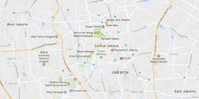 Peta dari toko Jakarta